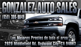 Gonzalez Auto Sales   					Full Color Business Card  and Graphic Design